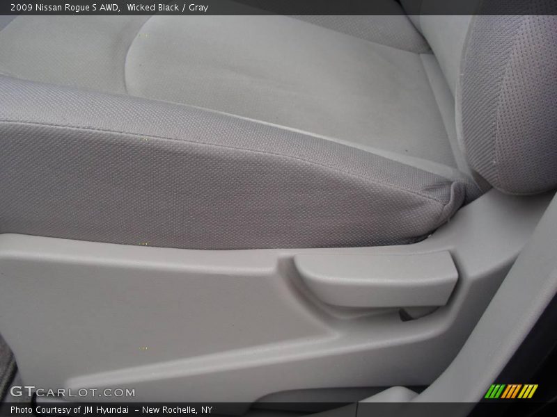 Wicked Black / Gray 2009 Nissan Rogue S AWD