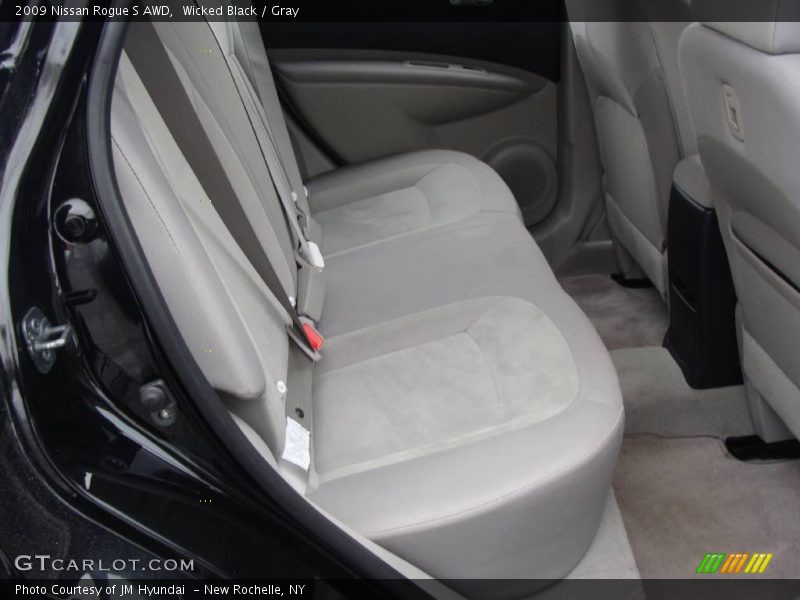 Wicked Black / Gray 2009 Nissan Rogue S AWD