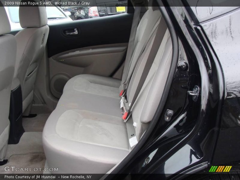 Wicked Black / Gray 2009 Nissan Rogue S AWD