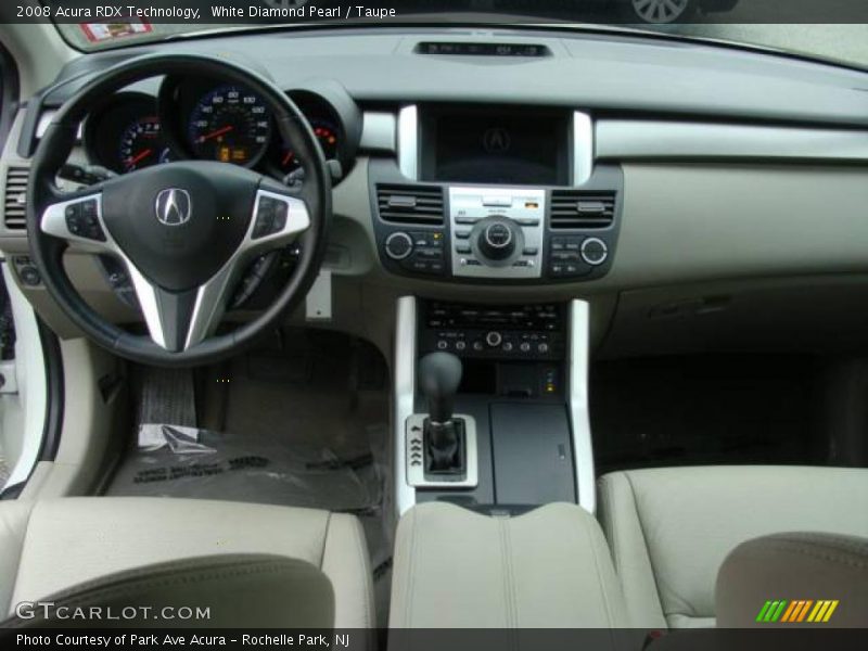 White Diamond Pearl / Taupe 2008 Acura RDX Technology