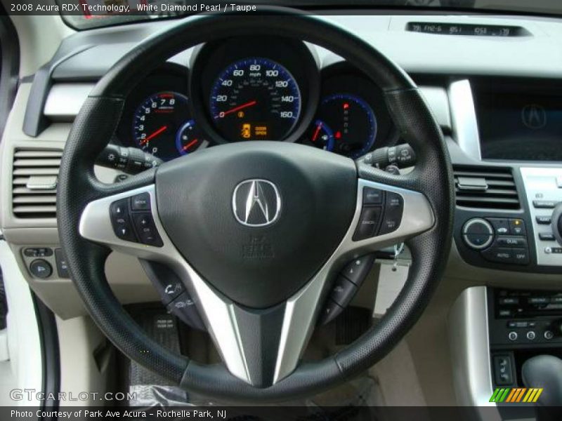 White Diamond Pearl / Taupe 2008 Acura RDX Technology