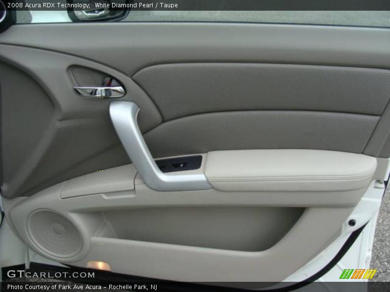 White Diamond Pearl / Taupe 2008 Acura RDX Technology