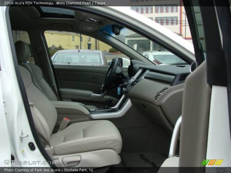 White Diamond Pearl / Taupe 2008 Acura RDX Technology