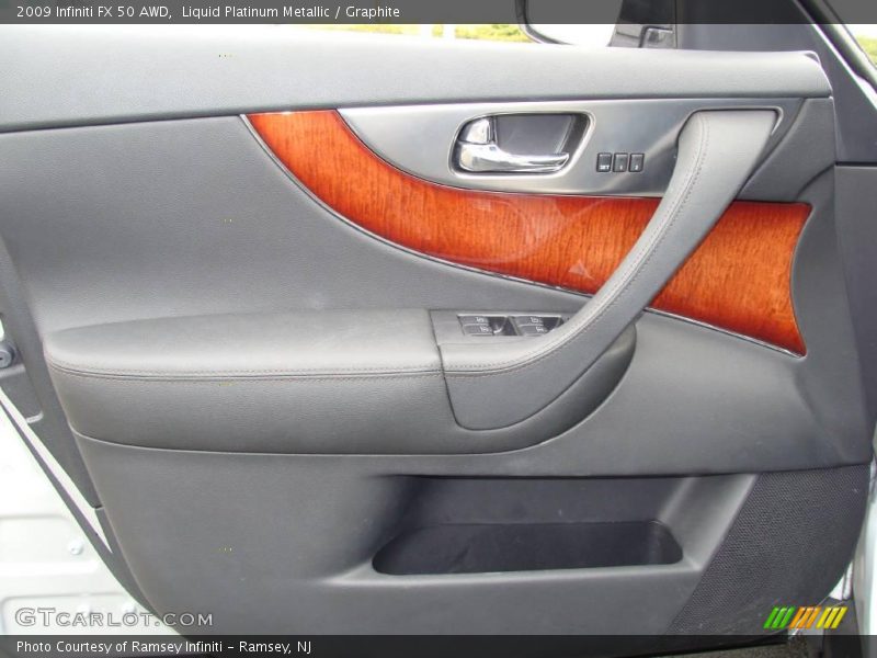 Liquid Platinum Metallic / Graphite 2009 Infiniti FX 50 AWD