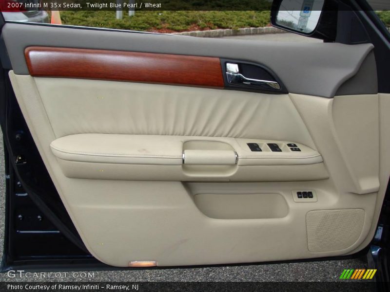 Twilight Blue Pearl / Wheat 2007 Infiniti M 35x Sedan
