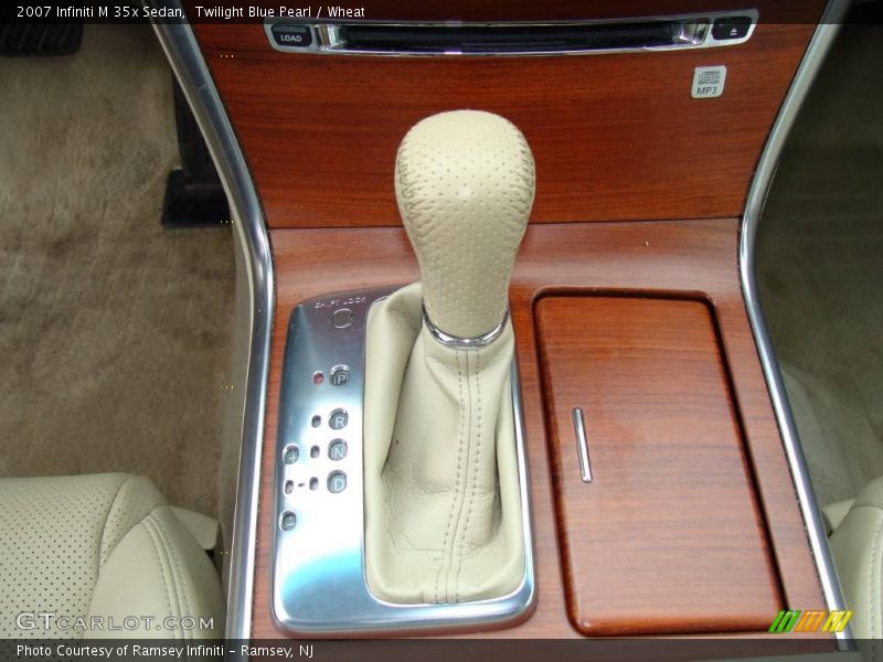 Twilight Blue Pearl / Wheat 2007 Infiniti M 35x Sedan
