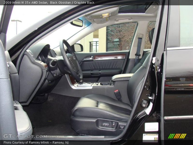 Black Obsidian / Graphite Black 2009 Infiniti M 35x AWD Sedan