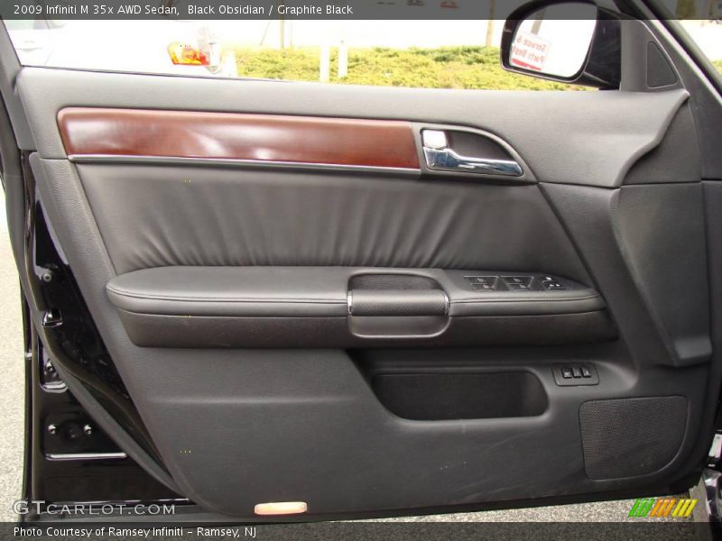 Black Obsidian / Graphite Black 2009 Infiniti M 35x AWD Sedan