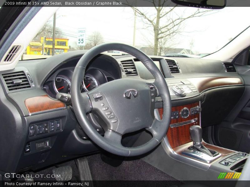 Black Obsidian / Graphite Black 2009 Infiniti M 35x AWD Sedan