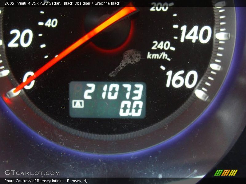 Black Obsidian / Graphite Black 2009 Infiniti M 35x AWD Sedan