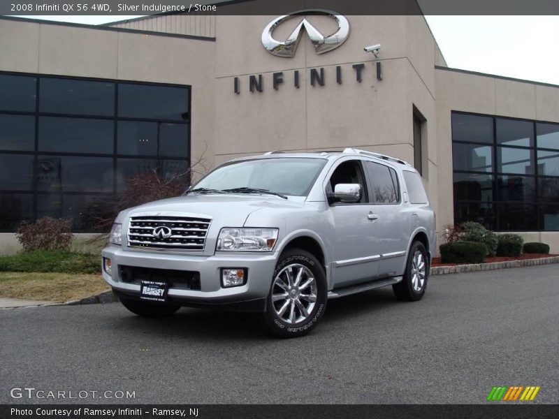 Silver Indulgence / Stone 2008 Infiniti QX 56 4WD