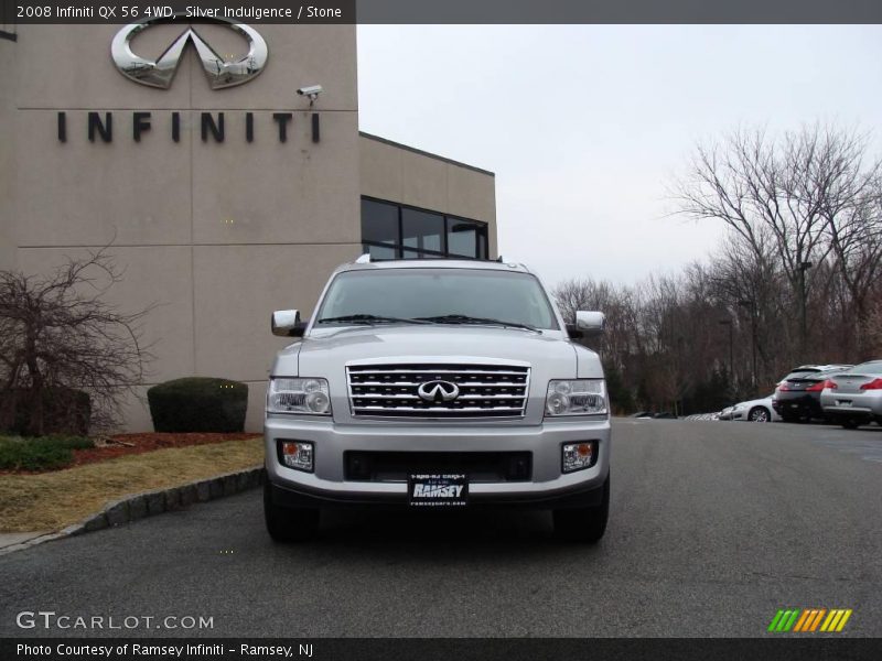 Silver Indulgence / Stone 2008 Infiniti QX 56 4WD