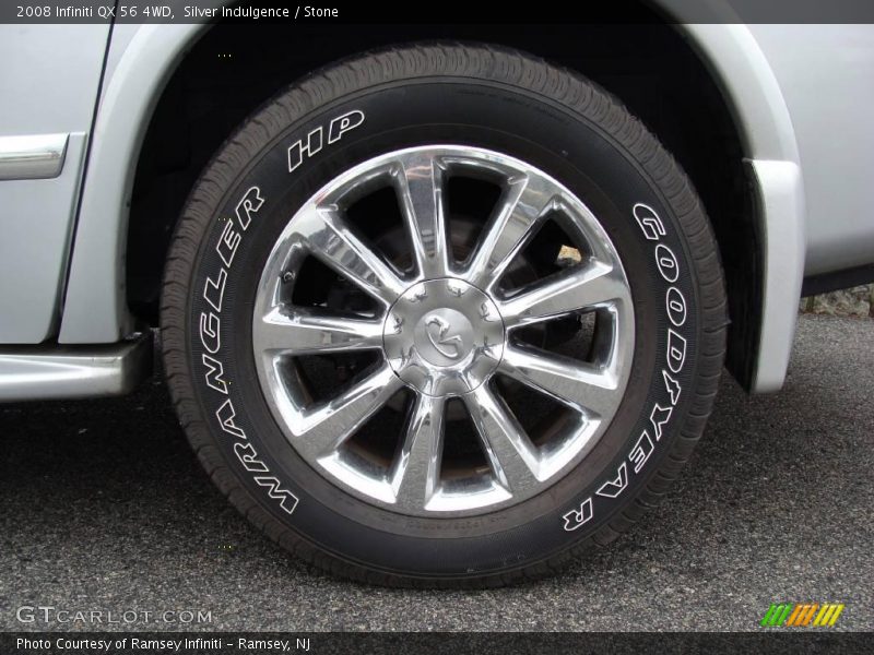 Silver Indulgence / Stone 2008 Infiniti QX 56 4WD