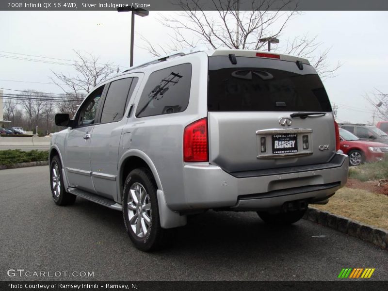 Silver Indulgence / Stone 2008 Infiniti QX 56 4WD