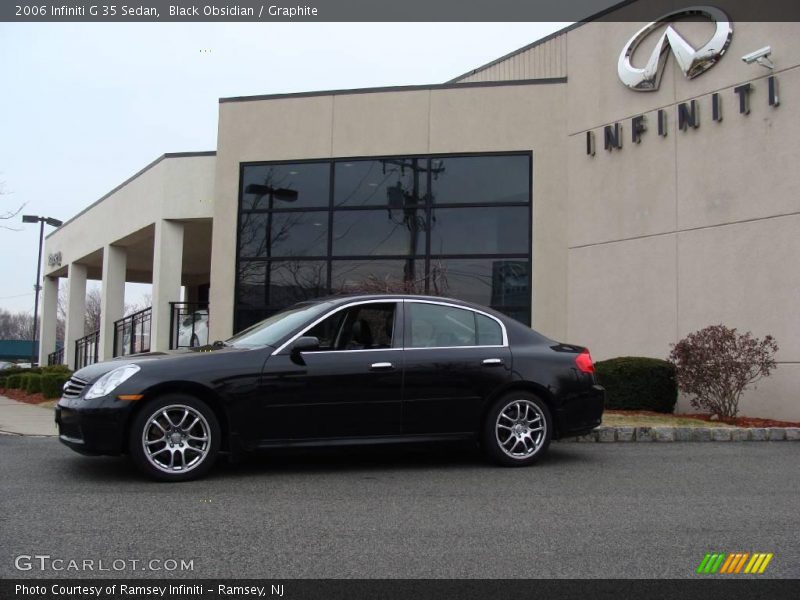Black Obsidian / Graphite 2006 Infiniti G 35 Sedan