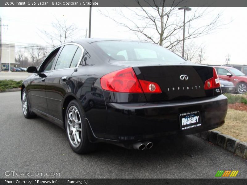 Black Obsidian / Graphite 2006 Infiniti G 35 Sedan