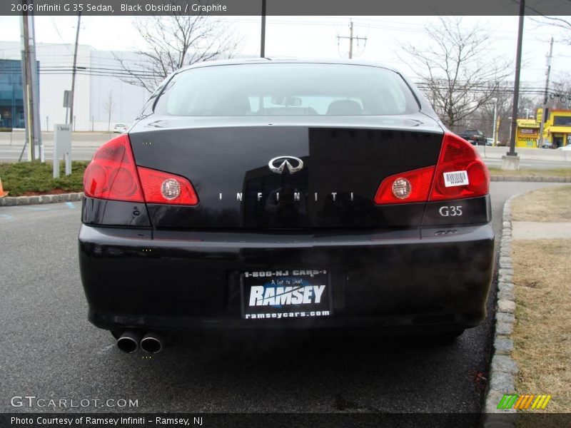Black Obsidian / Graphite 2006 Infiniti G 35 Sedan