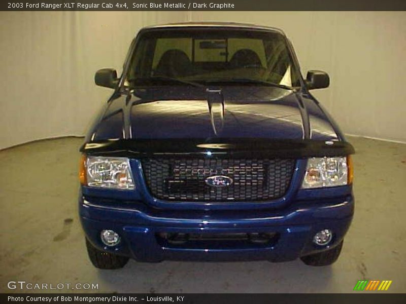 Sonic Blue Metallic / Dark Graphite 2003 Ford Ranger XLT Regular Cab 4x4