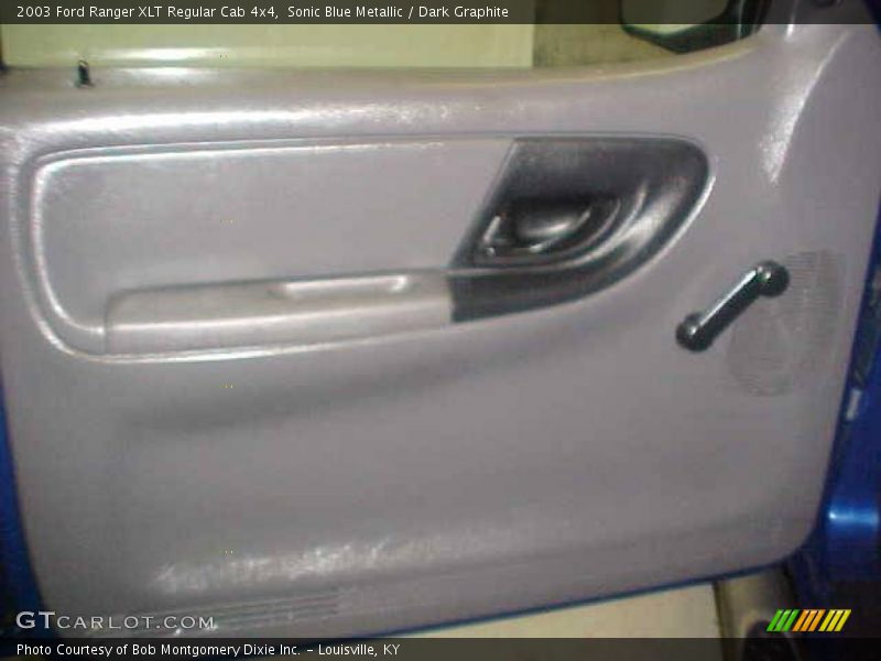Sonic Blue Metallic / Dark Graphite 2003 Ford Ranger XLT Regular Cab 4x4