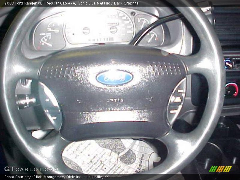 Sonic Blue Metallic / Dark Graphite 2003 Ford Ranger XLT Regular Cab 4x4
