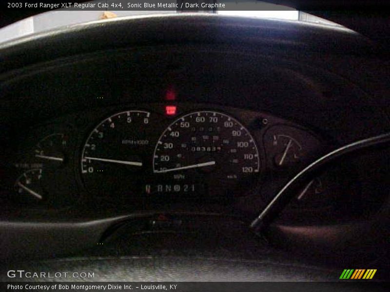 Sonic Blue Metallic / Dark Graphite 2003 Ford Ranger XLT Regular Cab 4x4