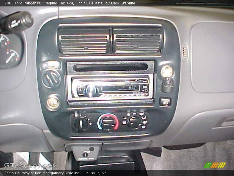 Sonic Blue Metallic / Dark Graphite 2003 Ford Ranger XLT Regular Cab 4x4