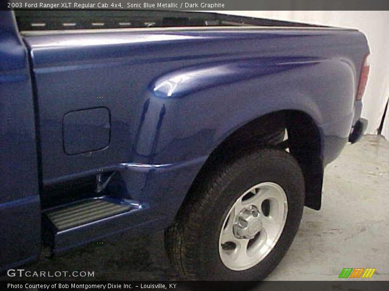 Sonic Blue Metallic / Dark Graphite 2003 Ford Ranger XLT Regular Cab 4x4