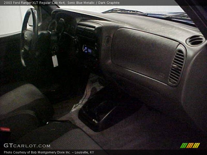 Sonic Blue Metallic / Dark Graphite 2003 Ford Ranger XLT Regular Cab 4x4