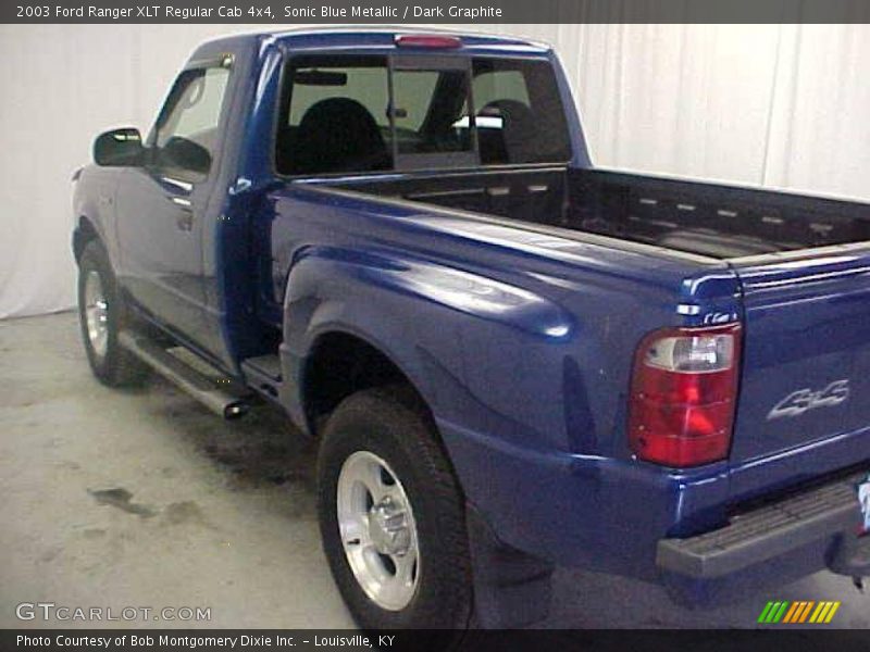 Sonic Blue Metallic / Dark Graphite 2003 Ford Ranger XLT Regular Cab 4x4