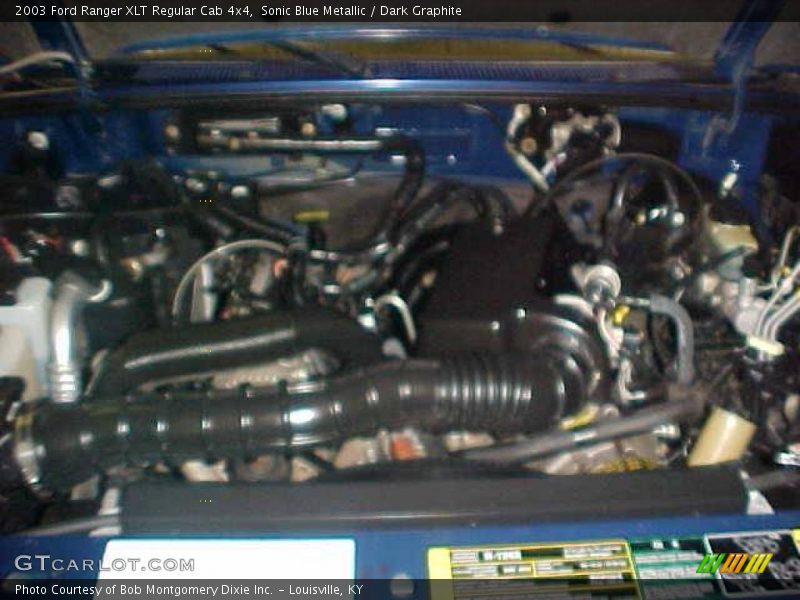 Sonic Blue Metallic / Dark Graphite 2003 Ford Ranger XLT Regular Cab 4x4