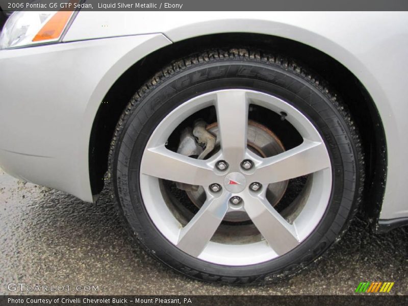 Liquid Silver Metallic / Ebony 2006 Pontiac G6 GTP Sedan