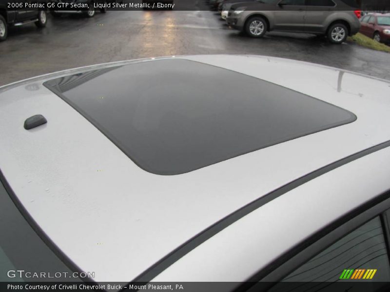 Liquid Silver Metallic / Ebony 2006 Pontiac G6 GTP Sedan