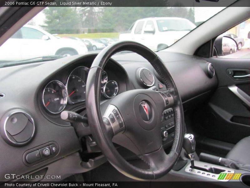 Liquid Silver Metallic / Ebony 2006 Pontiac G6 GTP Sedan