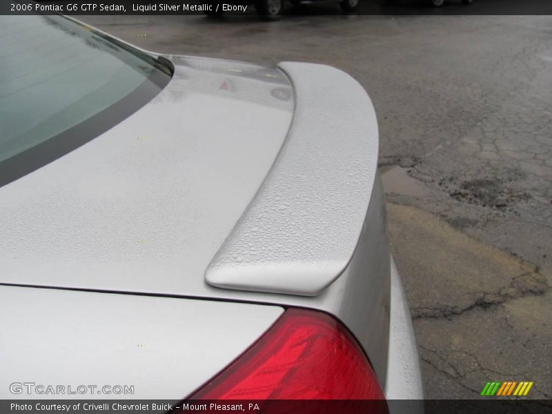 Liquid Silver Metallic / Ebony 2006 Pontiac G6 GTP Sedan
