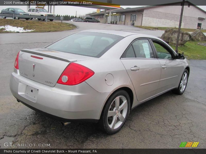 Liquid Silver Metallic / Ebony 2006 Pontiac G6 GTP Sedan