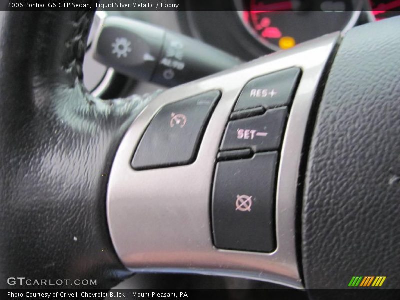 Liquid Silver Metallic / Ebony 2006 Pontiac G6 GTP Sedan