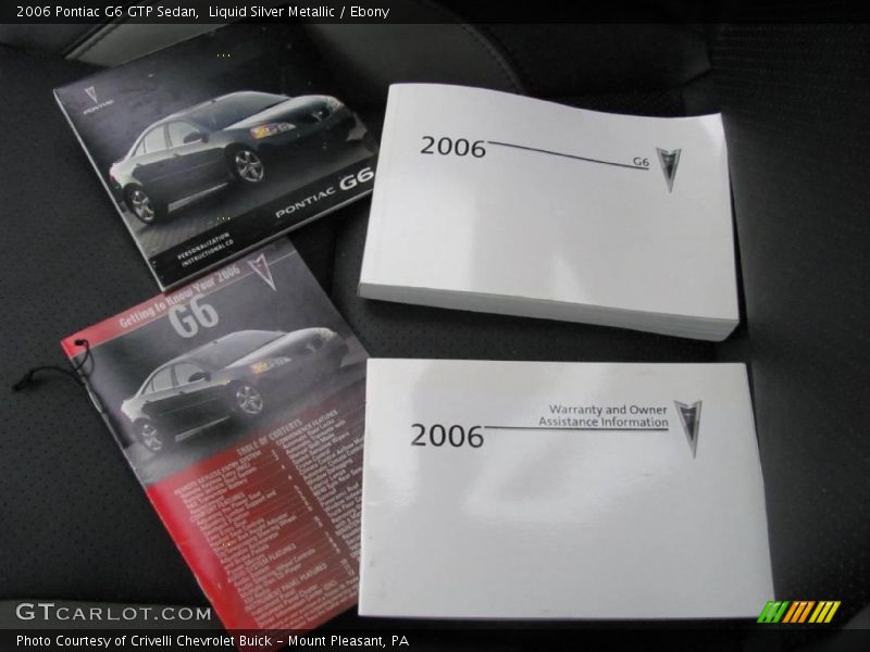 Liquid Silver Metallic / Ebony 2006 Pontiac G6 GTP Sedan