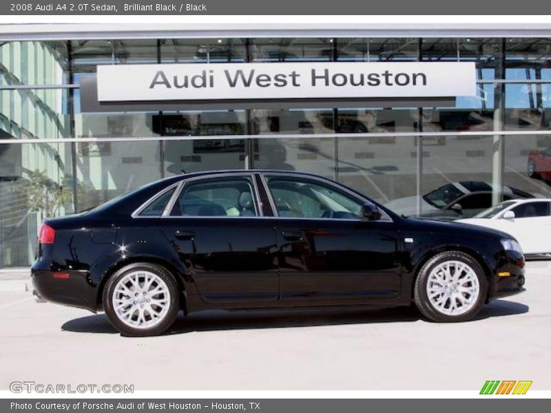 Brilliant Black / Black 2008 Audi A4 2.0T Sedan