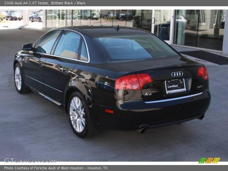 Brilliant Black / Black 2008 Audi A4 2.0T Sedan