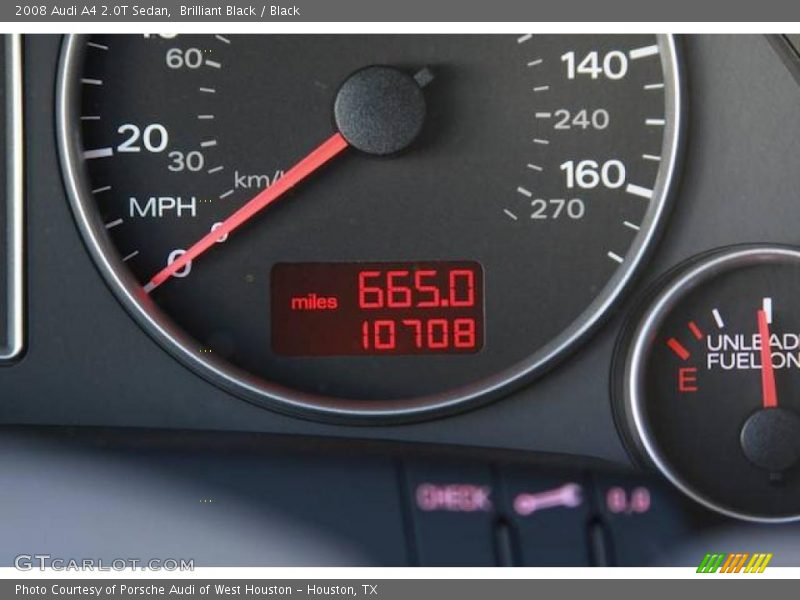 Brilliant Black / Black 2008 Audi A4 2.0T Sedan