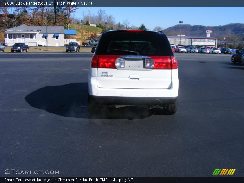 Frost White / Neutral 2006 Buick Rendezvous CX