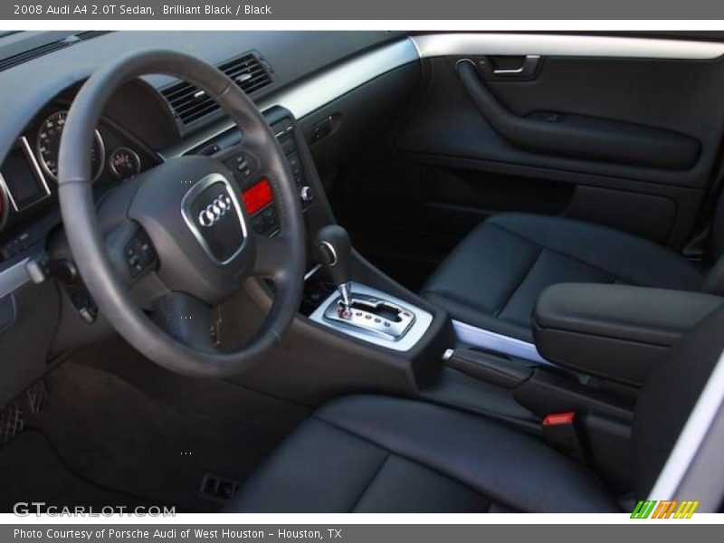 Brilliant Black / Black 2008 Audi A4 2.0T Sedan