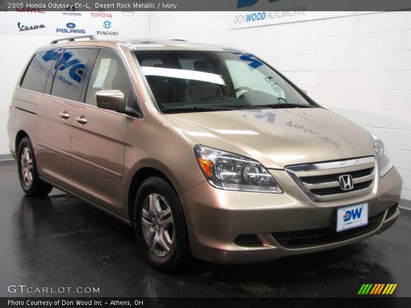 Desert Rock Metallic / Ivory 2005 Honda Odyssey EX-L