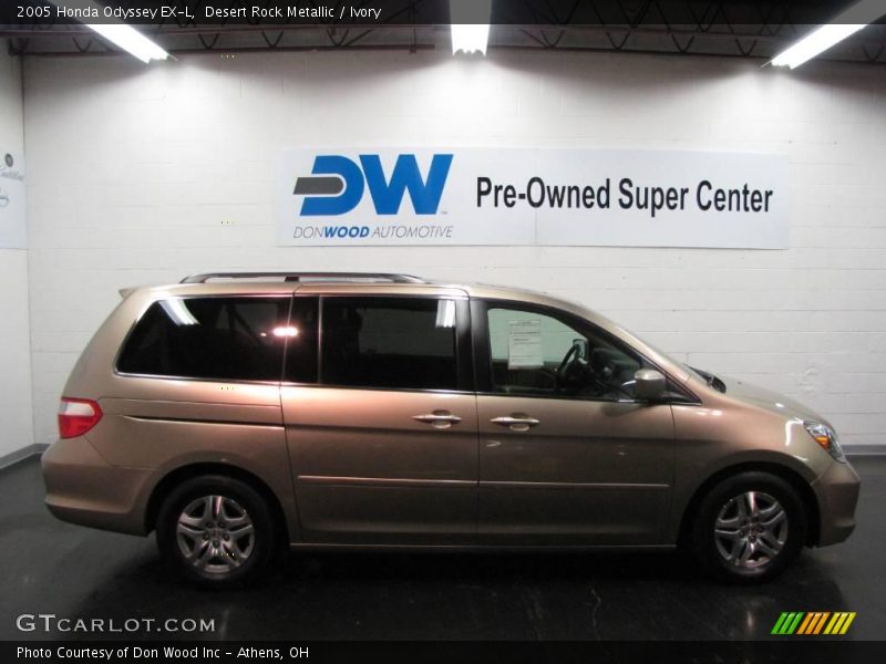 Desert Rock Metallic / Ivory 2005 Honda Odyssey EX-L