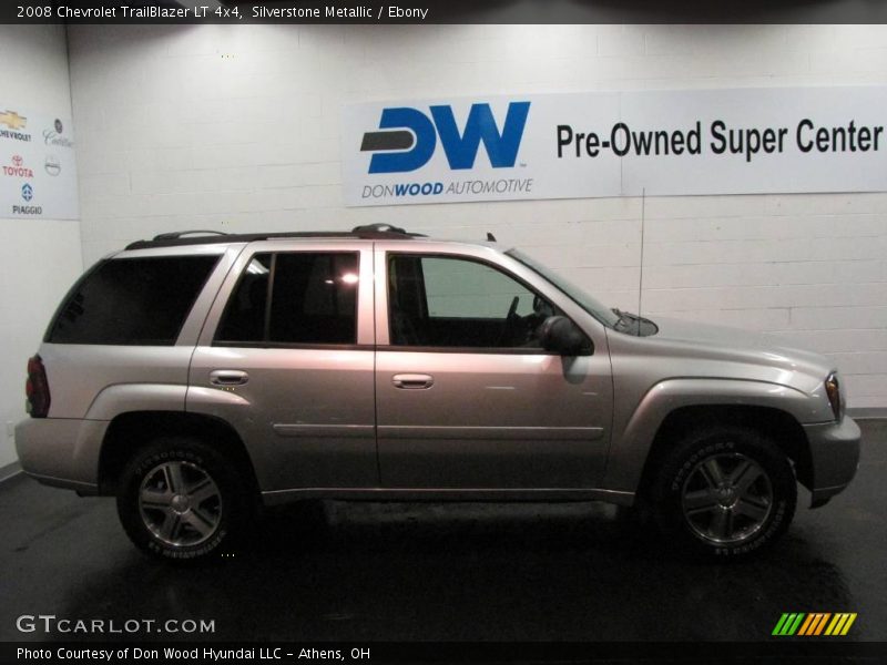Silverstone Metallic / Ebony 2008 Chevrolet TrailBlazer LT 4x4