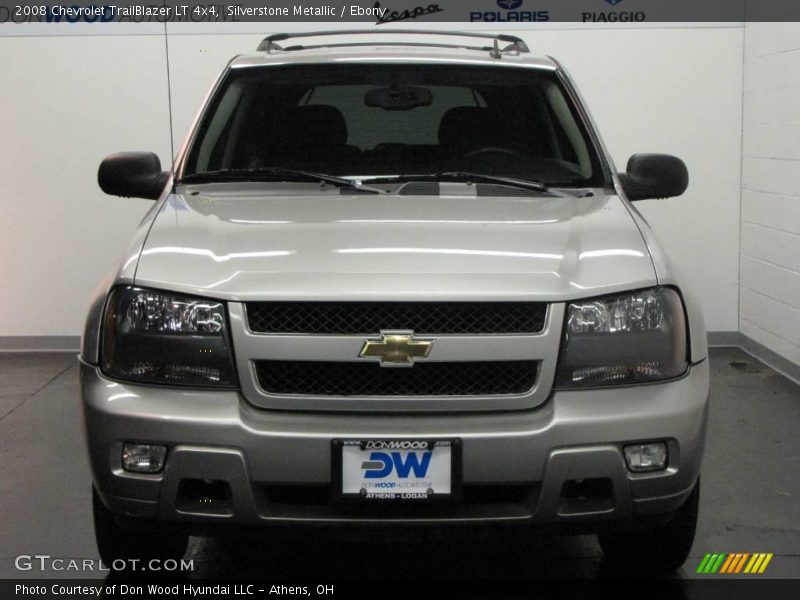 Silverstone Metallic / Ebony 2008 Chevrolet TrailBlazer LT 4x4