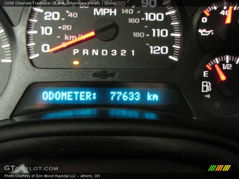 Silverstone Metallic / Ebony 2008 Chevrolet TrailBlazer LT 4x4