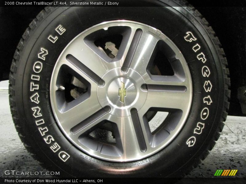 Silverstone Metallic / Ebony 2008 Chevrolet TrailBlazer LT 4x4