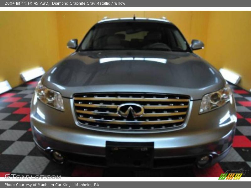Diamond Graphite Gray Metallic / Willow 2004 Infiniti FX 45 AWD