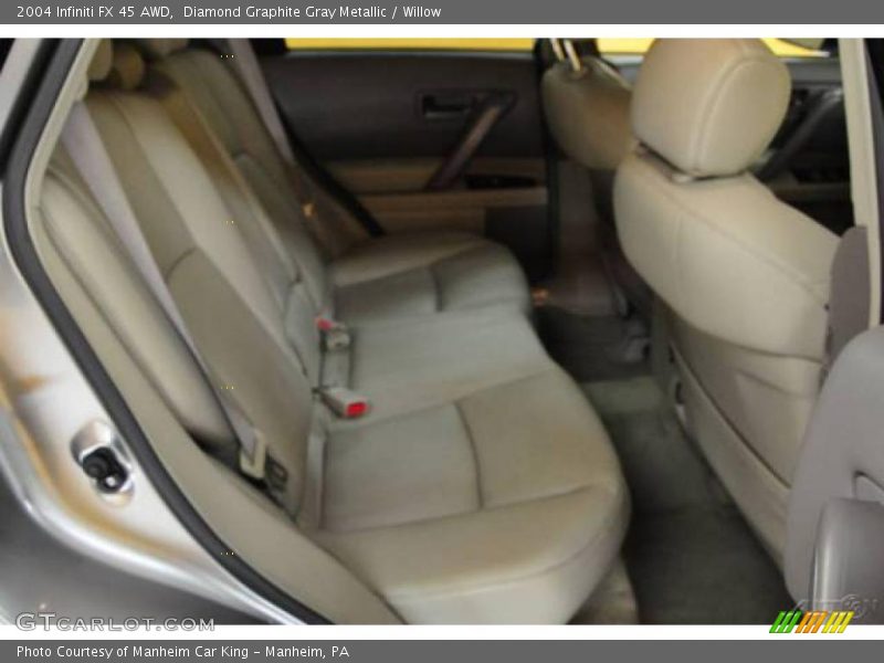 Diamond Graphite Gray Metallic / Willow 2004 Infiniti FX 45 AWD